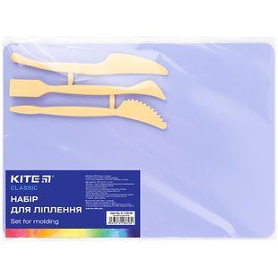 Доска для лепки 18x25 см + 3 стека сиреневый Classic K-1140-36 Kite, 67742 5330 фото