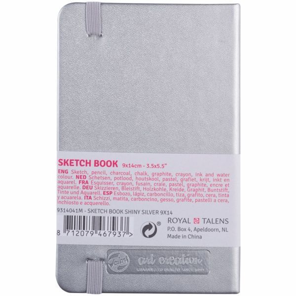 Блокнот для графіки Talens Art Creation А6 140 г/м 80 аркушів Shiny Silver Royal Talens, 9314041 8310 фото