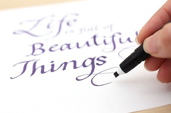Ручка для каліграфії Sakura Calligraphy Pen чорна 1 мм XSMKN10#49, 387096 9203 фото
