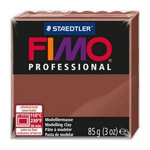 Полімерна глина Fimo Professional шоколадна 85 грам Staedtler, 800477 6743 фото