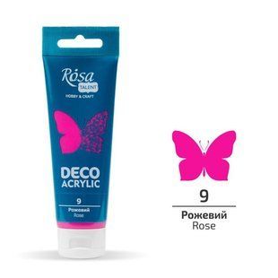 Акрил для декора розовый матовый 75 мл Rosa Talent, 322209 3559 фото