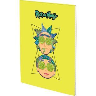 Блокнот-планшет A5 50 аркушів клітинка Rick and Morty Kite RM22-194-2, 62569 1650 фото