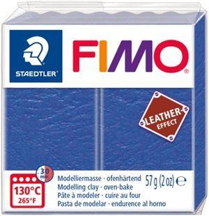 Полімерна глина Fimo Leather-effect індіго 57 грам Staedtler, 8010309 838 фото
