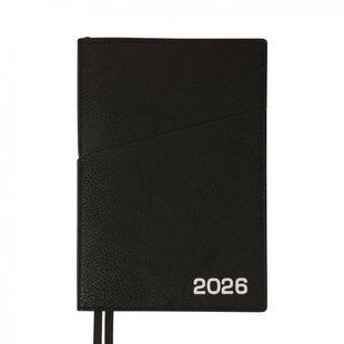 Ежедневник А5 датированный 2026 интегральный черный 368 стр. Credo Planner, 252647 8879 фото