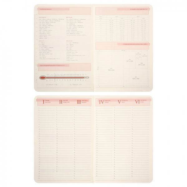 Ежедневник А5 датированный 2026 твердый 368 стр. Ottavio Leo Planner, 252684 8881 фото