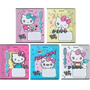 Тетрадь школьная 12 листов клетка Kite Hello Kitty HK24-232-1, 68100 6465 фото