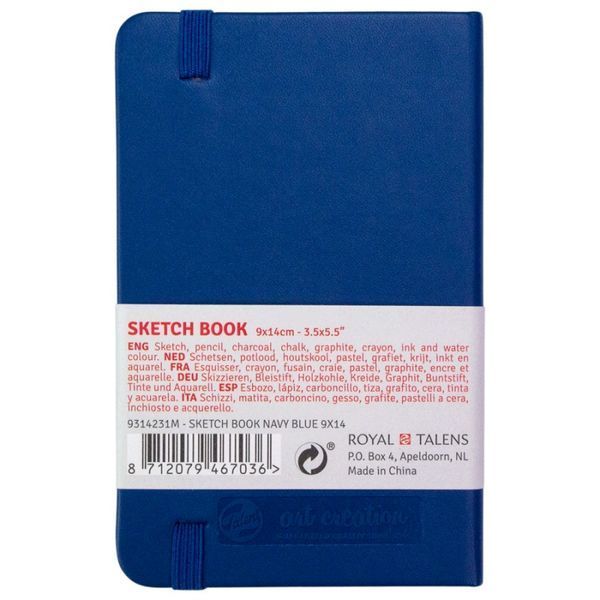 Блокнот для графики Talens Art Creation А6 80 листов Navy Blue Royal Talens, 9314231 5141 фото