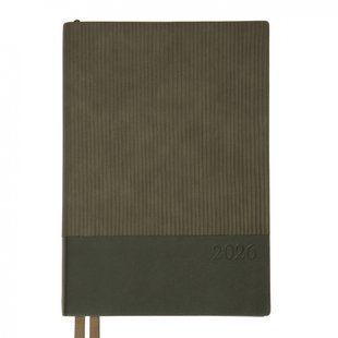 Ежедневник А5 датированный 2026 мягкий темно-зеленый 368 стр. Velvet Leo Planner, 252637 8883 фото