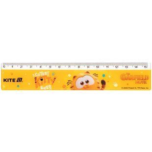 Лінійка пластикова 15 см Kite Garfield GF25-090, 71092 8204 фото