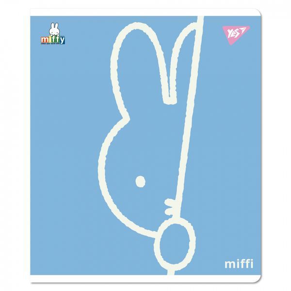 Зошит шкільний А5 12 аркушів коса лінія Miffy YES, 767501 7615 фото