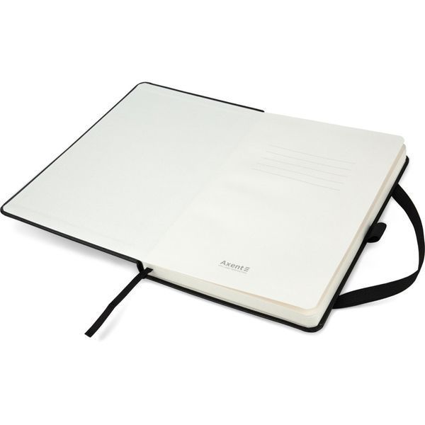 Книга записная А5 без линовки 96 листов черная Partner Axent 8307-01-A, 43110 2375 фото