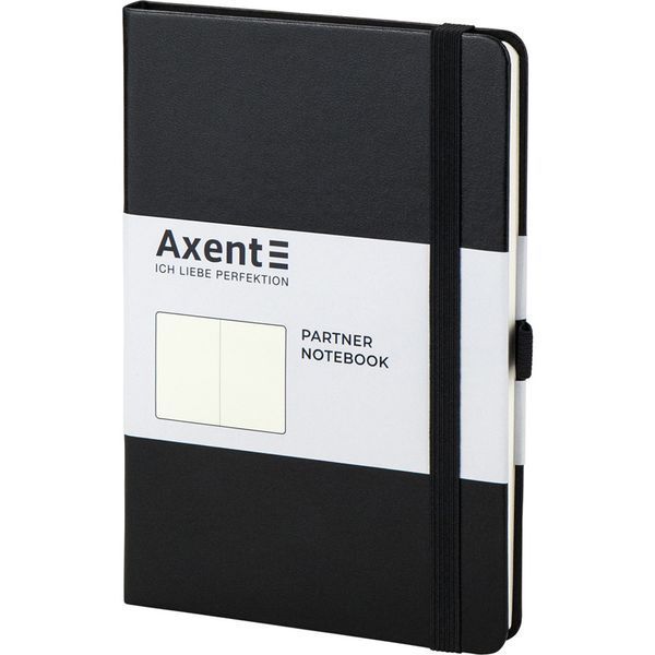 Книга записная А5 без линовки 96 листов черная Partner Axent 8307-01-A, 43110 2375 фото