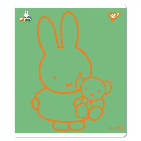 Зошит шкільний А5 12 аркушів коса лінія Miffy YES, 767501 7615 фото