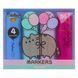Набор маркеров текстовых клиновидных 4 цвета Pusheen YES, 391106 9119 фото 1