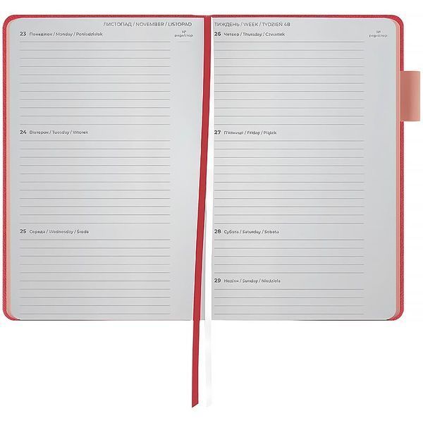 Еженедельник датирован 2026 год Axent Partner Soft Muse 125х195 мм розовый 8527-26-1-A, 72761 8917 фото