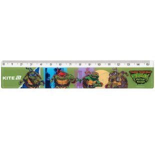 Лінійка пластикова 15 см Kite Ninja Turtles NT25-090, 71094 8205 фото