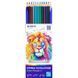 Карандаши цветные двусторонние 12 штук 24 цвета Kite Classic K-054, 67681 6802 фото 2