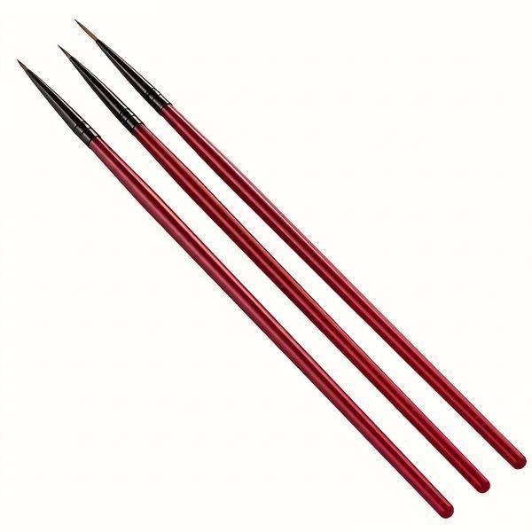 Набор кисточек синтетических 3 штуки D.K.ArtCraft, 9063589 9450 фото
