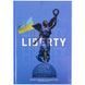 Книга записная А4 96 листов клетка твердая обложка Liberty Axent 8422-551-А, 64626 2326 фото 1