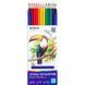 Карандаши цветные 12 цветов трехгранные Kite Classic K-053, 67646 6803 фото 2