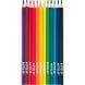 Карандаши цветные 12 цветов трехгранные Kite Classic K-053, 67646 6803 фото 3