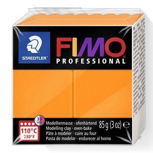 Полімерна глина Fimo Professional помаранчева 85 грам Staedtler, 80044 294 фото