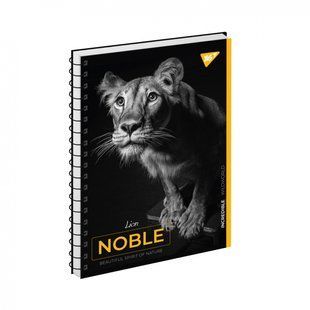 Блокнот А5 Noble 80 листов клетка спираль твердая обложка YES, 151974 7619 фото