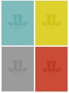 Зошит А5 клітинка 60 аркушів скоба University Genius Школярик, 237931 9316 фото