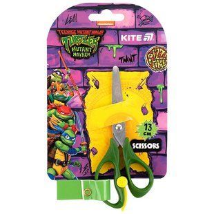 Ножницы детские 13 см с пружиной Kite Ninja Turtles NT25-129, 71109 8618 фото