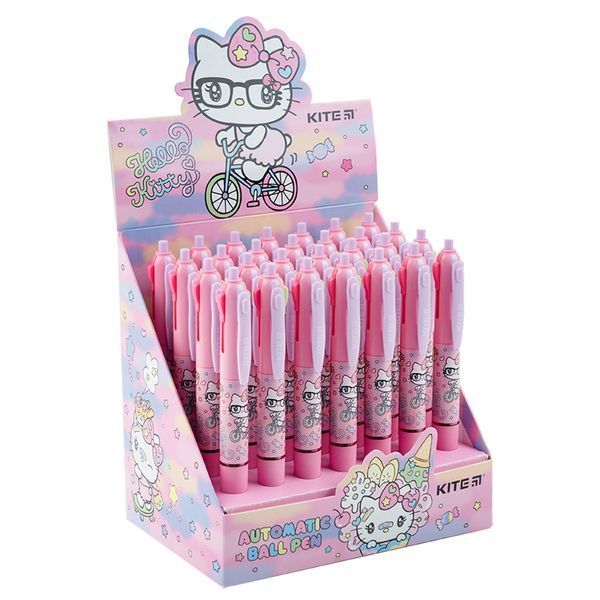 Ручка шариковая автоматическая 4 цвета Kite Hello Kitty HK23-067, 64977 665 фото