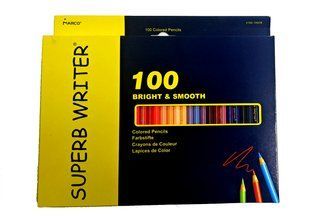 Карандаши цветные 100 цветов Superb Writer Marco 4100-100CB, 936874 4406 фото