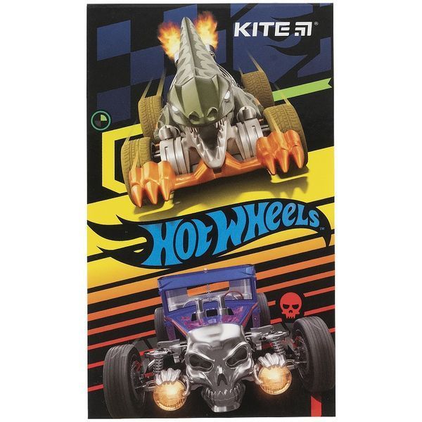 Блокнот-планшет A6 50 аркушів нелінований Kite Hot Wheels HW21-195, 48402 1547 фото