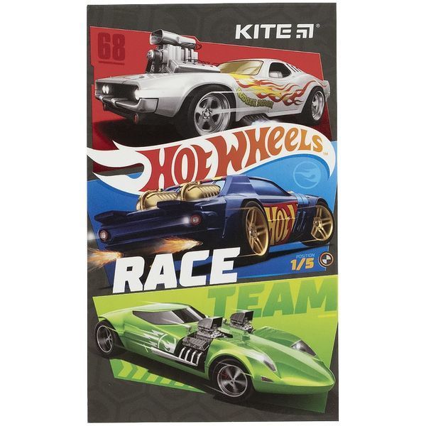 Блокнот-планшет A6 50 аркушів нелінований Kite Hot Wheels HW21-195, 48402 1547 фото