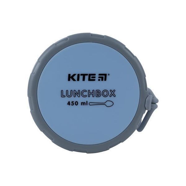 Ланчбокс 450 мл круглий блакитний Kite K23-187-2, 66235 5962 фото