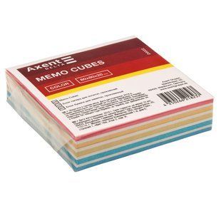 Бумага для заметок COLOR 80х80х20 мм проклеенный микс цветов Axent Delta D8022, 13934 135 фото