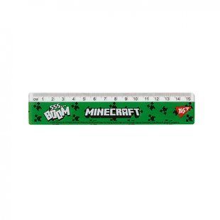 Линейка 15 см Minecraft Yes, 370680 7991 фото