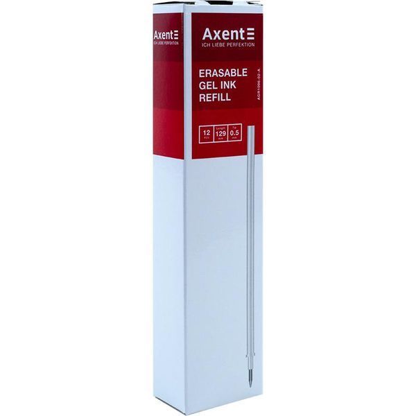 Стержень для ручки пиши-стирай синий 0,5 мм Axent AGR1096-02-A, 65516 1077 фото