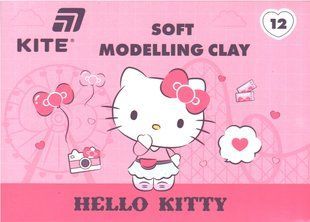 Пластилін восковий 12 кольорів 240 грам Hello Kitty Kite HK25-1086, 71271 7707 фото