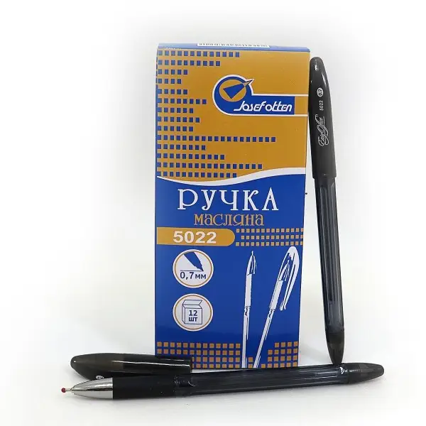 Ручка шариковая черная 0,7 мм Josef Otten Easy Office 5022, 704517 4478 фото
