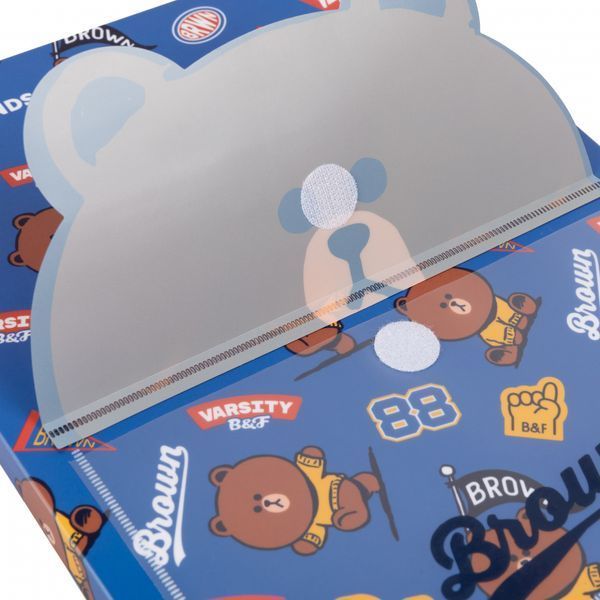 Папка A4 з 20 файлами з кишенею Line Friends Brown YES, 492109 7453 фото
