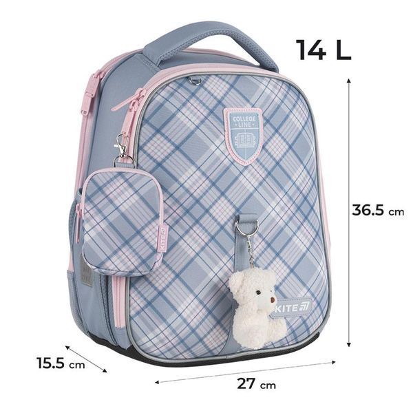Рюкзак шкільний каркасний Kite Education College Line Girl K25-555S-6, 69807 8122 фото