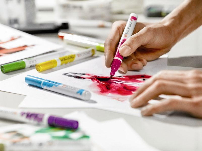 Пензель-ручка акварельна Royal Talens Ecoline Brushpen помаранчевий темний (237), 11502370 3362 фото