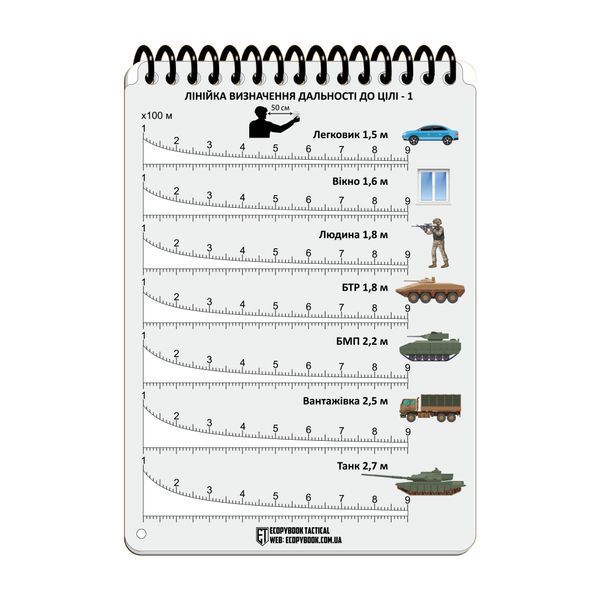 Блокнот сержанта А6 Ecopybook Tactical, 9063169 8950 фото