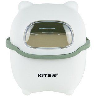 Настольный контейнер бело-зеленый 20х18х17 см Kite K24-009-7, 68325 7301 фото