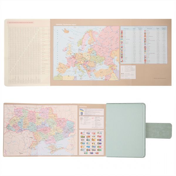 Щоденник А6 недатований 320 стор твердий світло-бірюзовий Chiara Leo Planner, 252710 8869 фото