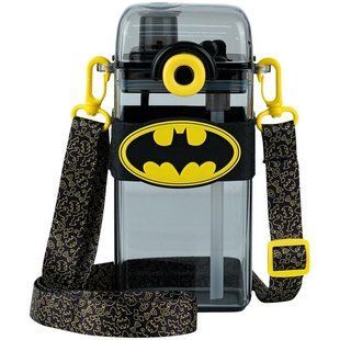 Пляшечка для води 500 мл з трубочкою Kite DC Comics DC24-1203, 68299 7070 фото
