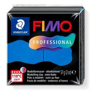 Полимерная глина Fimo Professional синяя 57 грамм Staedtler, 8040300 9097 фото