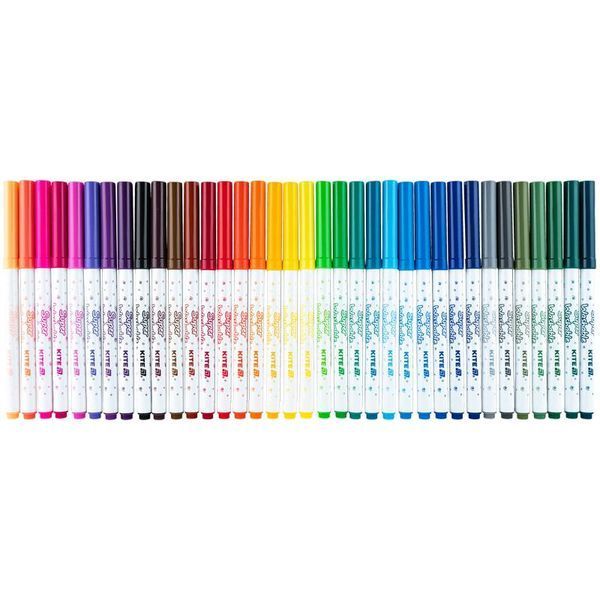Фломастери 36 кольорів Kite Creative Superwashable K-1154, 68714 7717 фото