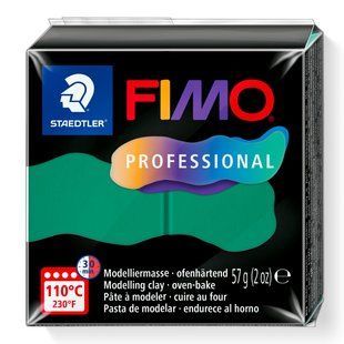 Полимерная глина Fimo Professional зеленый 57 грамм Staedtler, 8040500 9098 фото