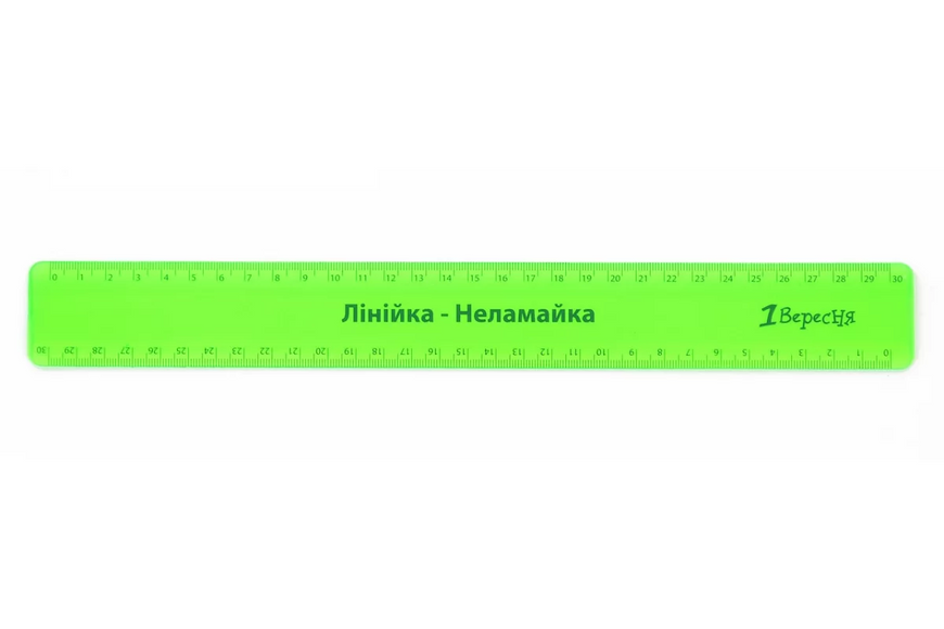 Лінійка 30 см Неламайка кольорова 1Вересня, 370477 6876 фото